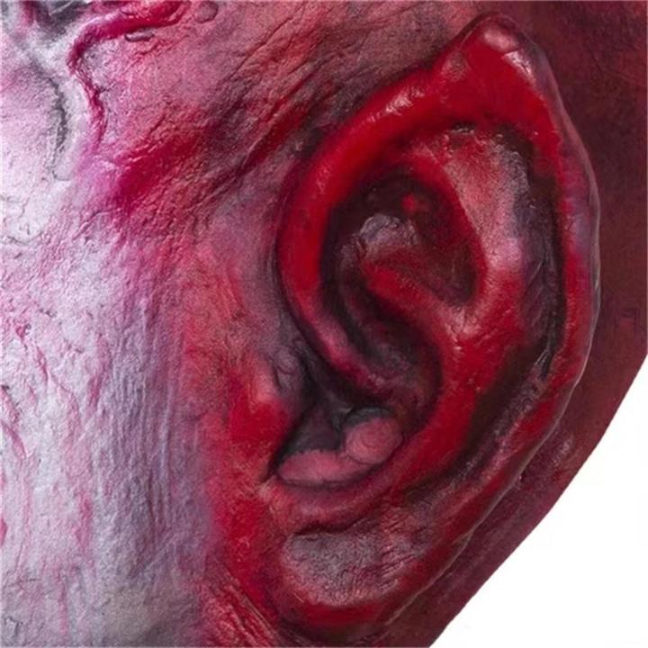 The%20Mask%20Of%20Terror%20Easy%20To%20Wear%20One%20Size%20Mask%20Halloween%20Masks%20Lifelike%20Appearance%20Latex%20Repeatable%20The%20Clown%20Mask%20Bell%20Mask%20240g%20-%20Image%203