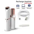 USB Rechargeable Facial Trimmer 18k Gold Plated Frt Finishing Touch Flawlbss or Flawless Hair Remover Machine. 