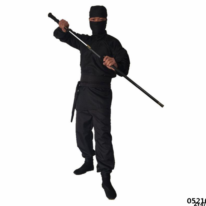 Costume performance night walking male and female ninja costume cloak black male martial arts suit assassin thief bandit