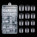 120pcs XXS Extra Short Square Nail Tips Half Matte Pre-shaped Nail for Small Nail Bed Poly Nail Extensions Press on Nails. 