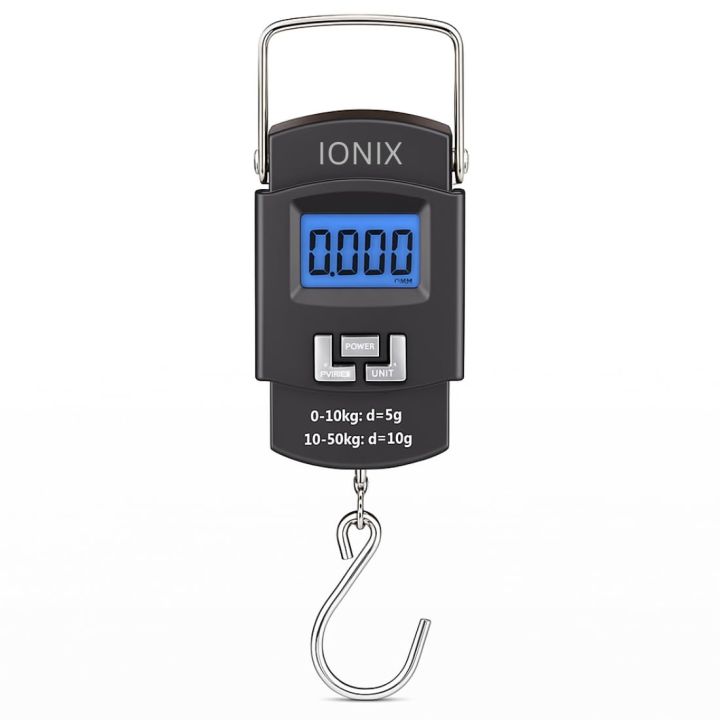 Electronic Portable Fishing Hook Type Digital LED Screen Luggage Weighing Scale, 50 kg/110 Lb