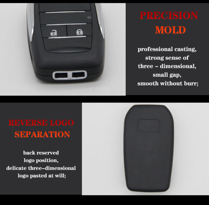 Modified%20car%20key%20shall%20smart%20key%202%20Buttons/%20%20Folding%20Smart%20%20Key%20Fob%20%20%20For%20%20Prado%20Land%20Cruiser%20-%20Image%203