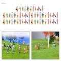 Miniature Model Railroad Figures Street Passenger People Model Architectural Sitting Standing Figures Toys Diorama Miniature Scenes Ornament. 