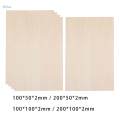 10 Pieces Wood Sheets Board Thin Plywood Board for Making Plane Model Crafts 100x50x2mm. 