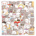 240 pcs Peach and Goma Stickers Lovely Cute Cat Couple Stickers for Laptop Scrapbook Journal Kids Girls Boys Stickers. 