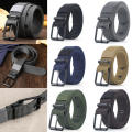 Multi-hole Canvas belt Comfortable Jeans waistband Stylish Braided belt Adjustable Pin buckle belt for wear Casual outings Jeans lovers Men's belts Fashion accessories. 