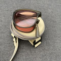 Women's Fashion Folding Sunglasses Women's Brand Designer Glasses Oval Glasses. 