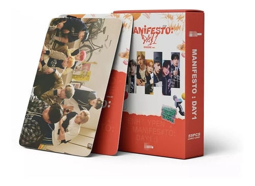 ENHYPEN Manifesto Kpop Lomo Sticker Cards 32 Pcs Album Poster Stickers Heeseung, Jay, Jake, Sunghoon, Sunoo, Jungwon Ni-ki