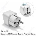 Universal EU Plug Adapter US To EU Socket KR AC Outlet Adapter France Spain Converter Power UK To Euro Electrical Plug Sockets. 