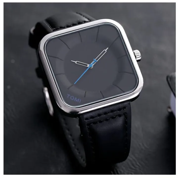 TOMI%20means%20gents%20brown%20leather%20strap%20square%20shape%20watch%20%7C%20HP595%20%7C%20-%20Image%203