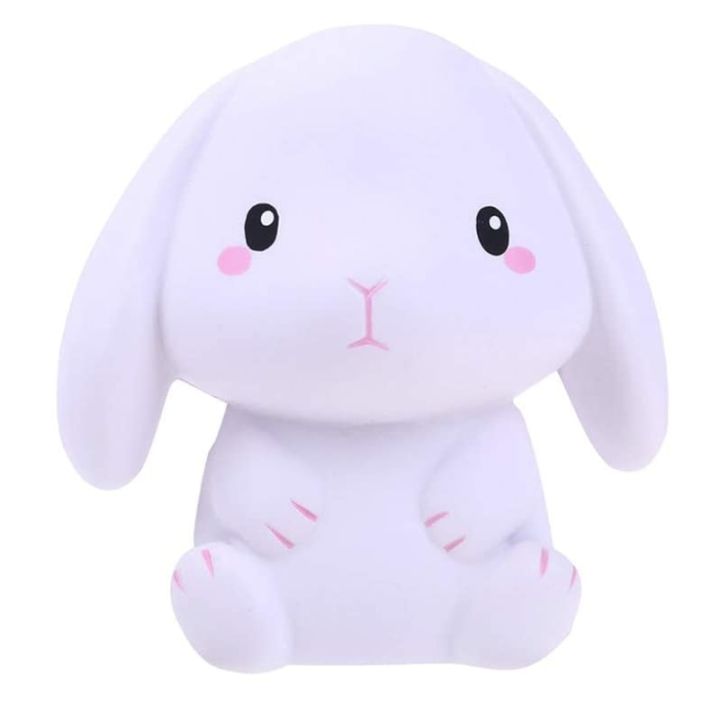 1 New Big Rabbit Squishy Cute Animal Squishies Cream Scented Slow Rising Creative Soft Squeeze Stress Relief Fun Kid Toy Gift