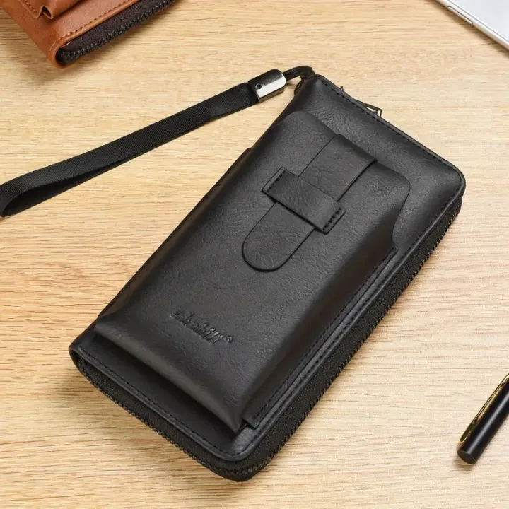 Men'S%20Wallet%20Long%20Fashion%20Soft%20PUPU%20Faux%20Leather%20Wallet%20Zipper%20Multi-Card%20Holder%20Youth%20Money%20Clip%20Phone%20Bag%20Large%20Capacity%20-%20Image%209