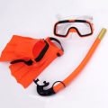 Children Diving Mask Set Anti-Fog Swimming Goggle Masks Snorkel Fins Kit for Kids Boys Girls FK88. 
