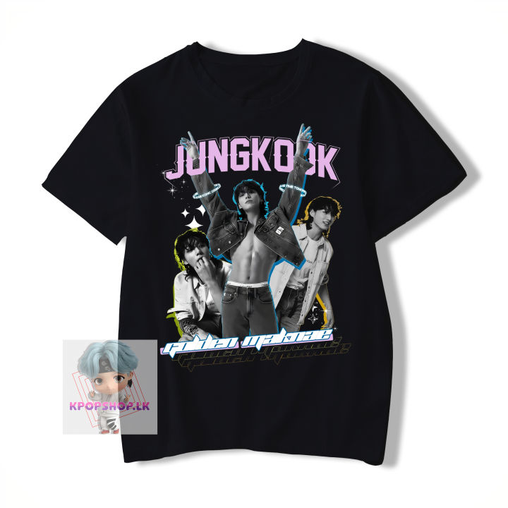 BTS%20BT21%20Logo%20Tshirt%20KPOP%20Logo%20Branded%20JUNGKOOK%20JK%20T%20shirt%20Crew%20Round%20Neck%20Tshirts%20T-shirt%20-%20Image%205