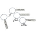 Drive safe handsome I love you trucker key ring gift for husband boys. 