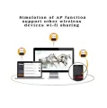 Wi-Fi Receiver 300Mbps, 2.4GHz, 802.11b/g/n USB 2.0 Wireless Mini Wi-Fi Network Adapter with with Driver CD for Windows Linux PC - 1Pcs. 