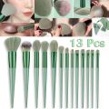 13 Pieces Makeup Brush Set Eye Shadow Foundation Women Cosmetic Brush Beauty Soft Makeup Tools With Bag. 
