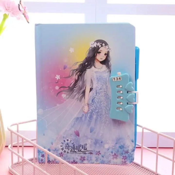 dairy%20books%20for%20girls%20Cartoon%20Girl's%20Notebook%20Password%20Lock%20Coloring%20Page%20Notebook%20Diary%20Children%20Primary%20School%20Students%20Notepad%20Back%20to%20School%20Gifts%20-%20Image%207