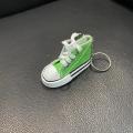 3D Canvas Sneaker Tennis Shoe Keychain Blue Pink Black White Sports Shoes Keyring Bag Ornaments Car Trinket Keyring Accessories. 