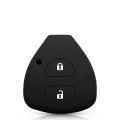 Silicone Car Key Case Cover For Toyota Auris HiLux Corolla Fortuner Prado Verso Camry Yaris Vitz Vios Ractis 2 Button. 