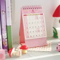 2023 Ins Solid Color Calendar Simple Desktop Calendar Daily Schedule Planner Office School Medium Small With Two Free Stickers. 