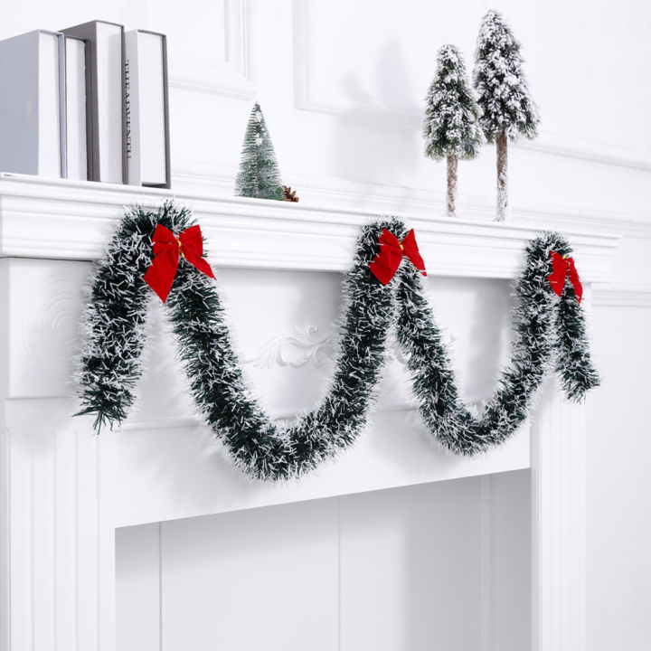 %E3%80%90Folio%20&%20Light%E3%80%912m%20Decoration%20Ribbon%20Garland%20Tree%20Ornaments%20Hanging%20Xmas%20Wreath%20Dark%20Green%20With%20Snow%20Fringe%20Fake%20Vine%20Tinsel%20-%20Image%205