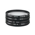 Andoer 52mm UV+CPL+Close-Up+4 +Star 8-Point Filter Circular Filter Kit Circular Polarizer Filter Macro Close-Up Star 8-Point Filter with Bag for Nikon Canon Pentax Sony DSLR Camera. 