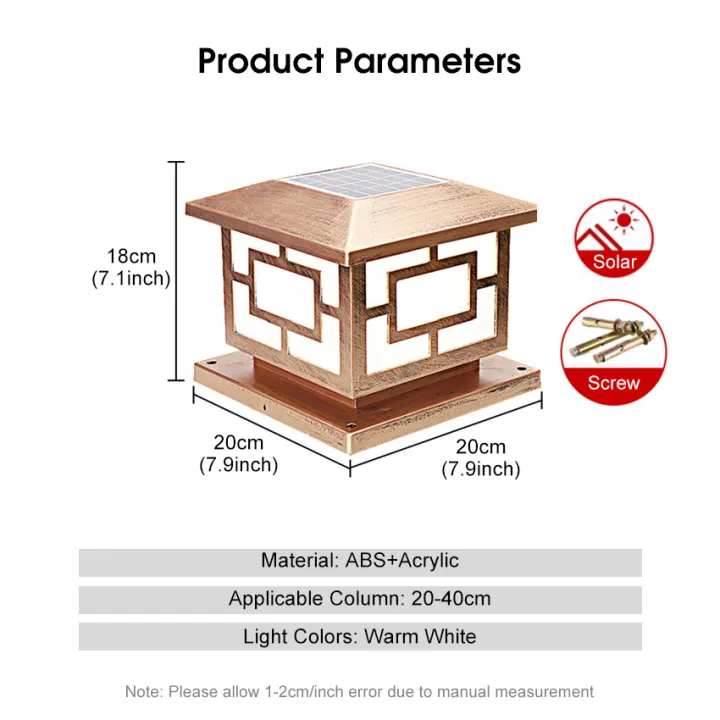 Vocoal%20Outdoor%20Pillar%20Lights%20Solar%20Charging%20IP65%20Waterproof%20Column%20Lamp%20Column%20Post%20Lights%20Courtyard%20Lamp%20Headlight%20Pillar%20Fence%20Post%20Garden%20lights%202%20Colors%20-%20Image%2010