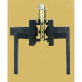 Door Handle Door Handle Lock Square Channel Privacy Mask Interior Bedroom Room Bathroom Three Bar Spherical Lock Black. 