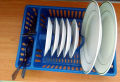 Plastic Kitchen Dish Rack Stand Plate Holder / Kitchen Organizer. 