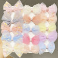 5Pc/Set Cute Baby Hair Clips Princess Party Baby Girl Bows Kawaii Accessories Children Barrettes Hair Accessories Set For Kids. 