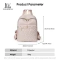 LouisWill Women’s Backpack Shoulder Bag Rivet Decoration Design Large Capacity Diamond Grid Backpack Lightweight Laptop Backpack Casual Zipper Packs Waterproof For Girls Teens Women’ Fashion Travel Study. 