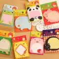 20Pcs/Set Cute Cartoon Animals Zoo Sticky Notes Creative Kawaii Tearable Memo Pad Message stickers Student Stationary School Office Supplies. 