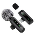 J3 Lapel Microphone USB Type-C Connector Noise Cancellation Mic A. 