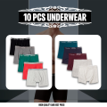 10 Pcs Pack Men's underwear boxer with three variations. 