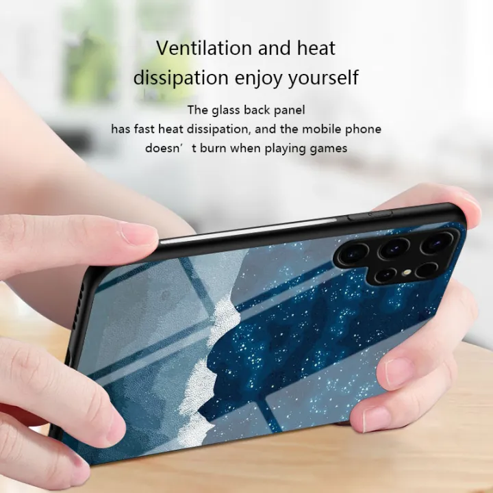 Biruiqu%20For%20Samsung%20Galaxy%20S24%20S24+%20S24%20Plus%20S24%20Ultra%20Shockproof%20Starry%20Colorful%20Tempered%20Glass%20Back%20Soft%20Silicone%20Edge%20Case%20Cover%20-%20Image%207