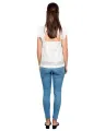 Women's White Top With Lace. 