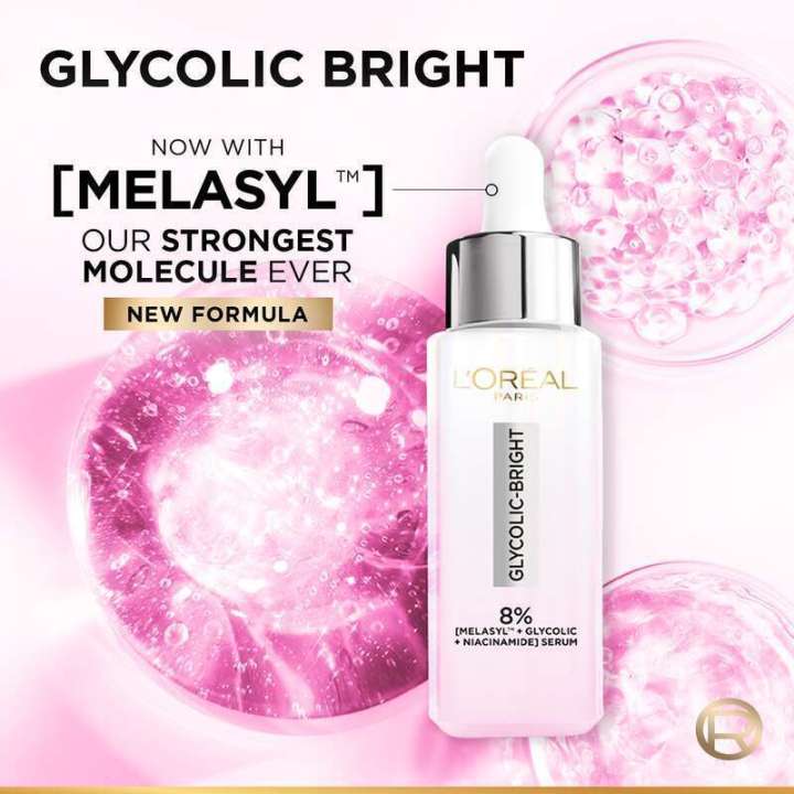 LOr%C3%A9al%20Paris%20Bright%208%25%20%5BMelasyl%20%E2%84%A2+%20Glycolic%20+%20Niacinamide%5D%20Face%20Serum%20for%20Dark%20Spot%20&%20Brightening%2015ml%20-%20Image%202