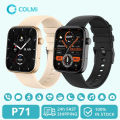 COLMI P71 Voice Calling Smartwatch Men Health Monitoring IP68 Waterproof Smart Notifications Voice Assistant Smart Watch. 