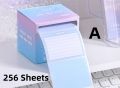 256 Sheets 8 Formats Morandi Gradient Color Sticky Notes Set Memo Pad Lable Sticker Bookmarks Notepad Sticky Index. 