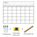 A3 Dry Erase Magnetic Monthly Weekly Planner Calendar Markers Whiteboard,Fridge Magnet Daily Message Memo Refrigerator Sticker. 