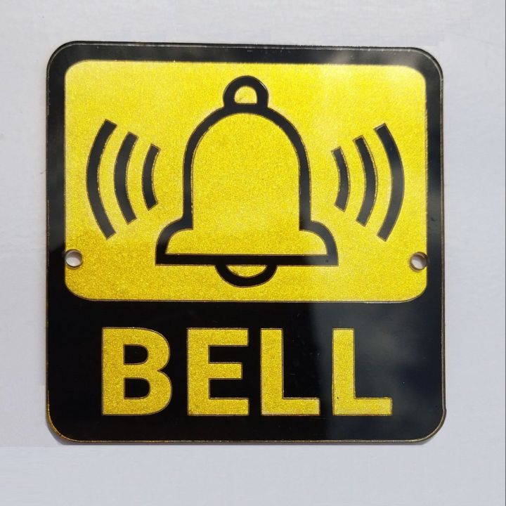 Bell%20Sign,%20Doorbell%20sign%20plastic%20Plate%20for%20house%20or%20office%20-%20Image%202