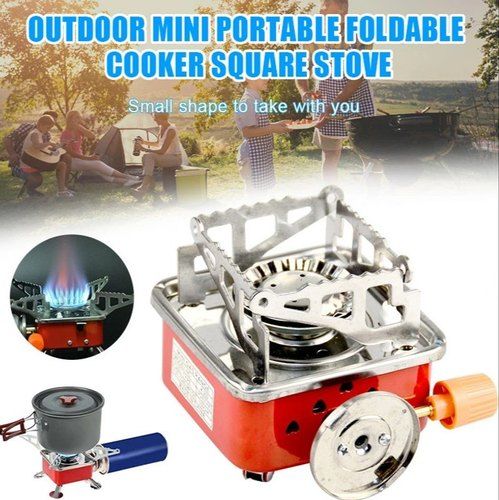 Stove Portable Foldable Barbecue Gas Stove Card Type Palm Furnace Cooking Picnic Split Cooker Burners