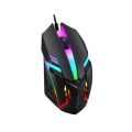 T-Wolf V1 RGB Breathing Light Gaming Mouse 1200DPI Optical Mouse. 