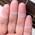 4x Silicone Guitar Finger Guards for Guitar Beginner Stringed Instruments , Clear, XS. 