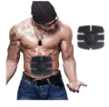 Men and Women Electric EMS Muscle Training Stickers for Advanced Weight Loss and Abdominal Toning Device for Full-Body Sculpting and Fitness. 