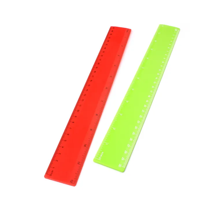 1pc%2030cm/12%20Inch%20Plastic%20Ruler%20Simple%20Style%20Straight%20Ruler%20Measuring%20Tool%20for%20Student%20School%20Office%20Stationery%20Supplies,%20Random%20Color%20-%20Image%207