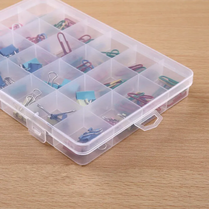 18/24%20Grids%20Plastic%20Jewellery%20Organizer%20Box%20Adjustable%20Dividers%20Portable%20Clear%20Jewelry%20Storage%20Box%20-%20Image%206
