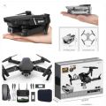W8 4K Ultra HD Foldable Dual Camera Quadcopter Drone with FPV Real-Time View, Infrared Remote-Control Helicopter Collection, Lightweight Design, and Advanced Flight Stability. 