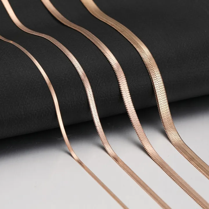 Stainless%20Steel%20Necklaces%20Hot%20Fashion%20Unisex%20Waterproof%20Filmy%20Snake%20Chain%20Herringbone%20Choker%20Men%20Necklace%20For%20Women%20Jewelry%20Gift%20-%20Image%205